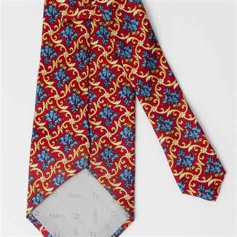 fendi silk tie.